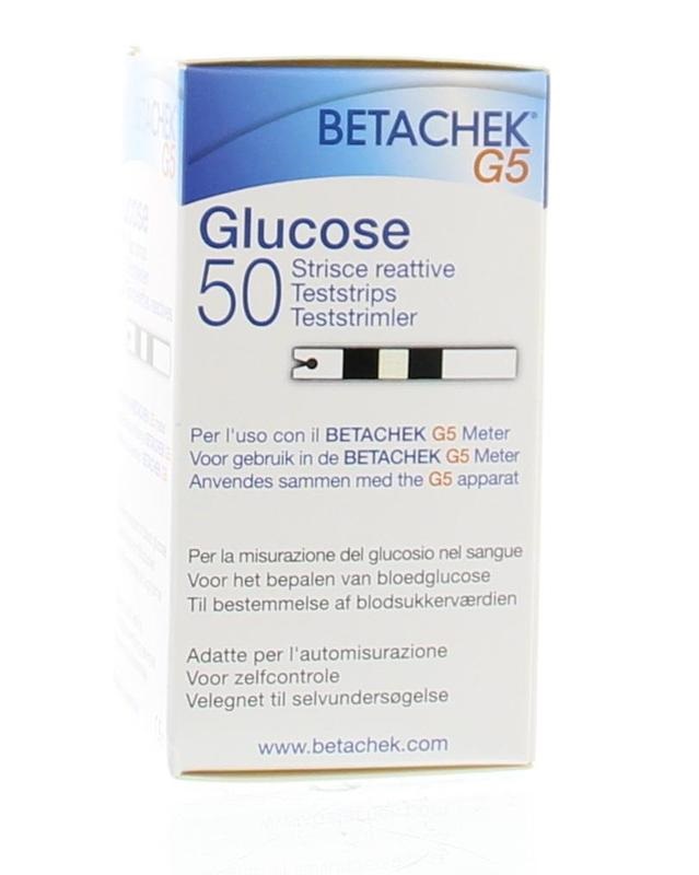 Betacheck Glucose teststrip 50st € 24.82