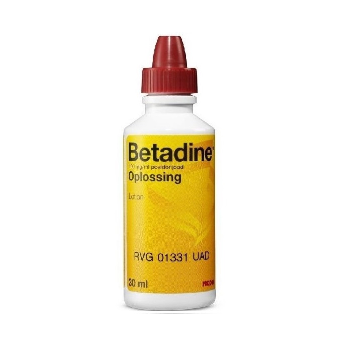 Betadine oplossing 30 ml. € 4.91