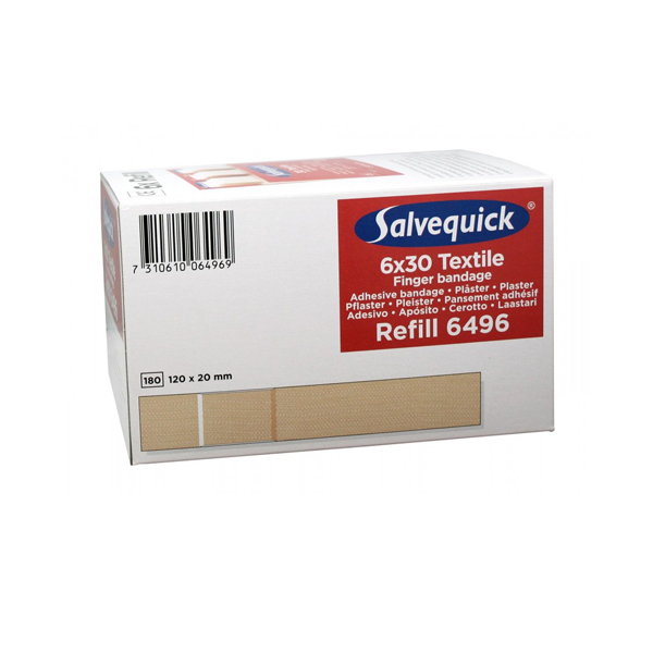 Salvequick 6pack - 6496 navul. 30 elastisch 120 x 20 € 32.78