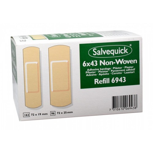 Salvequick 6pack - 6943 navulling 43 non woven € 35.38