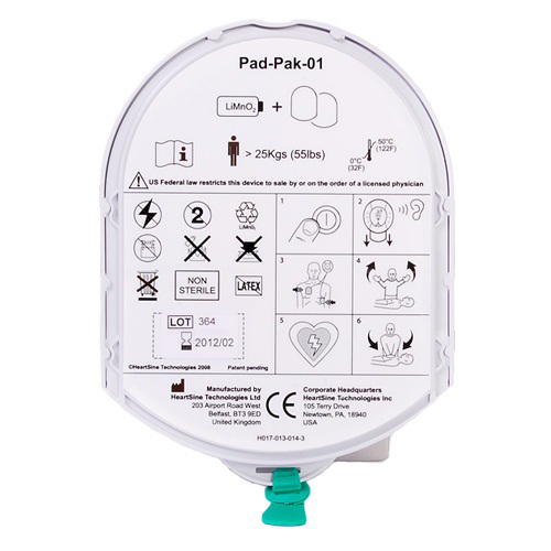 Heartsine Samaritan PAD-pack volwassen elektroden + batterij € 152.60