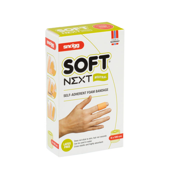 Snogg Soft1 - 6 cm x 1 m - huidskleur € 6.27